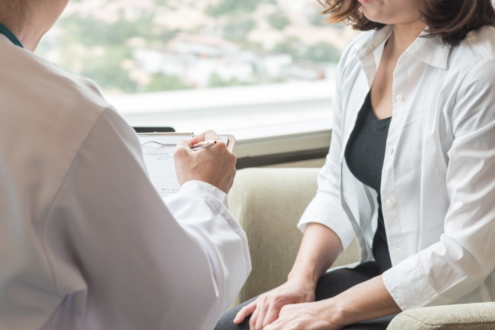 doctor and patient during consultation