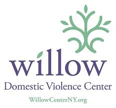 Willow Domestic Violence Center logo with the web address willowcenterNY.org