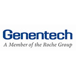 Logo for Genentech, a member of the Roche Group