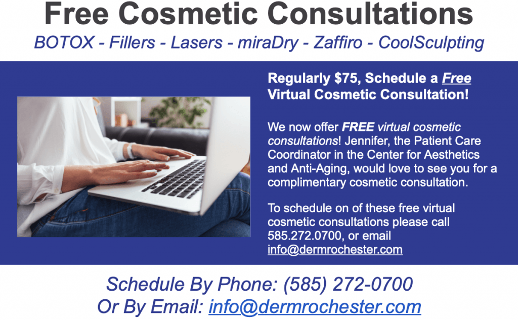 Now Offering Free Cosmetic Consultations Virtually