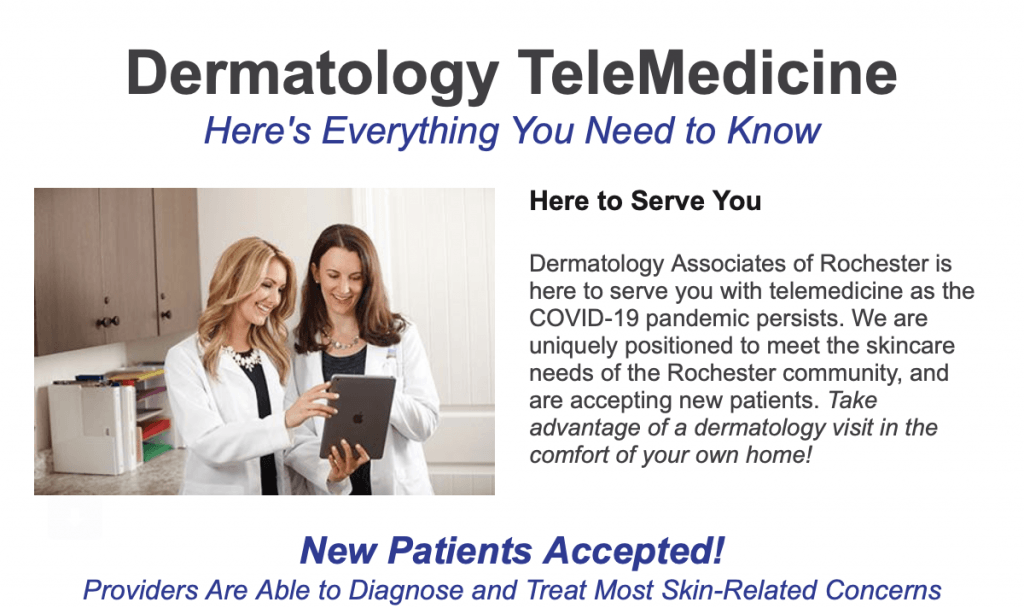 Dermatology Telemedicine