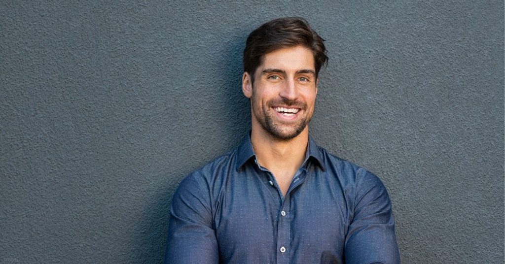 Smiling man (model)